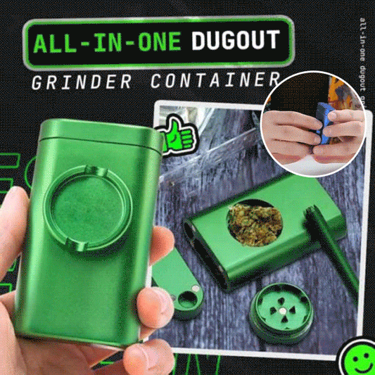 🎄Christmas Promotion-49% OFF🎄All-in-One Dugout Grinder Container
